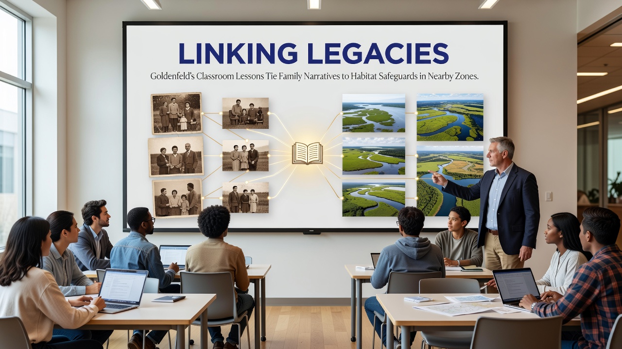 Linking Legacies: Goldenfeld's Classroom Lessons Tie Family Narratives to Habitat Safeguards in Nearby Zones